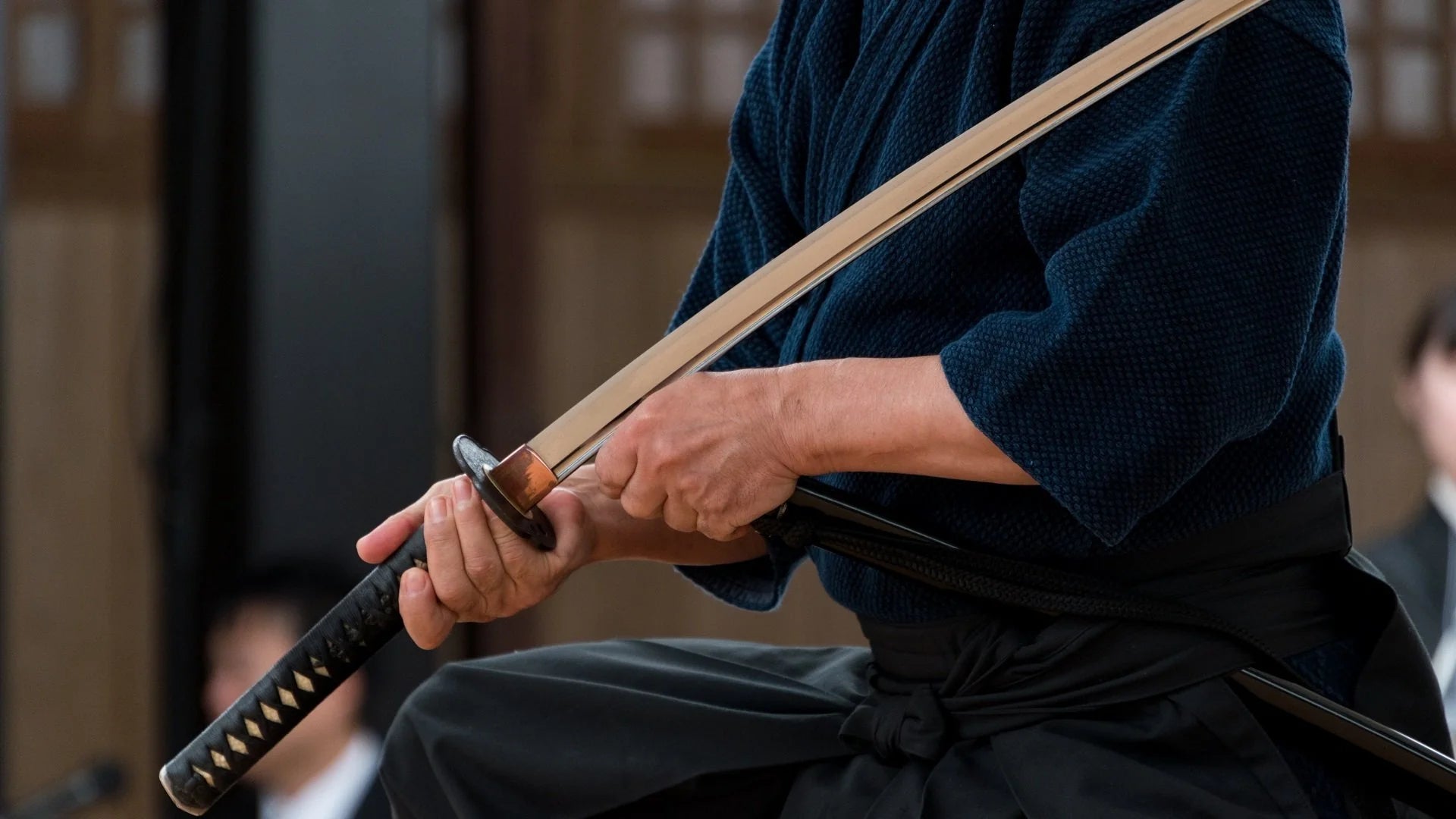 The Japanese katana is fundamental to Japanese martial arts such as Iaido and Kendo. In Iaido, students learn to draw the sword and counterattack with smooth, controlled motions.