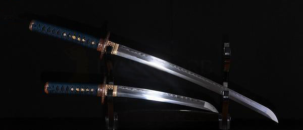Authentic Clay Tempered Blade Japanese Samurai Sword (Wakizashi) - Masamune Swords-Samurai Katana Swords UK For Sale