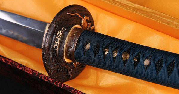 Authentic Clay Tempered Blade Japanese Samurai Sword (Wakizashi) - Masamune Swords-Samurai Katana Swords UK For Sale