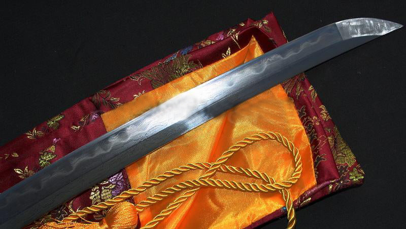 Japanese Samurai Clay Tempered Sanmai Sharp Sword(set) Katana+wakizashi+tanto - Masamune Swords-Samurai Katana Swords UK For Sale