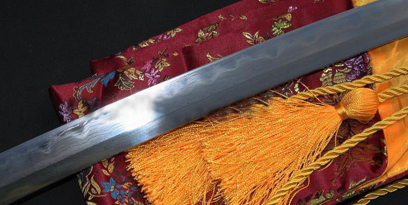 Japanese Samurai Clay Tempered Sanmai Sharp Sword(set) Katana+wakizashi+tanto - Masamune Swords-Samurai Katana Swords UK For Sale