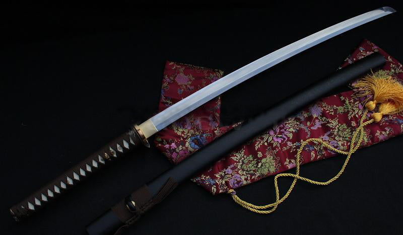 Japanese Samurai Clay Tempered Sanmai Sharp Sword(set) Katana+wakizashi+tanto - Masamune Swords-Samurai Katana Swords UK For Sale