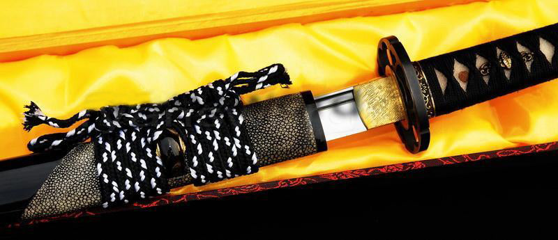 Authentic Handmade Samurai Sword Sharp Katana Clay Tempered Blade - Masamune Swords-Samurai Katana Swords UK For Sale