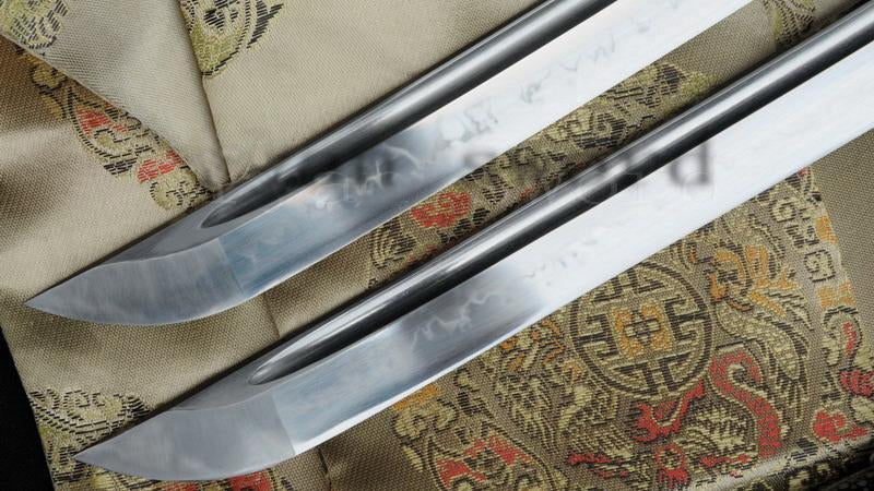 High Quality Clay Tempered Japanese Samurai Sword Set (katana+wakizashi) - Masamune Swords-Samurai Katana Swords UK For Sale