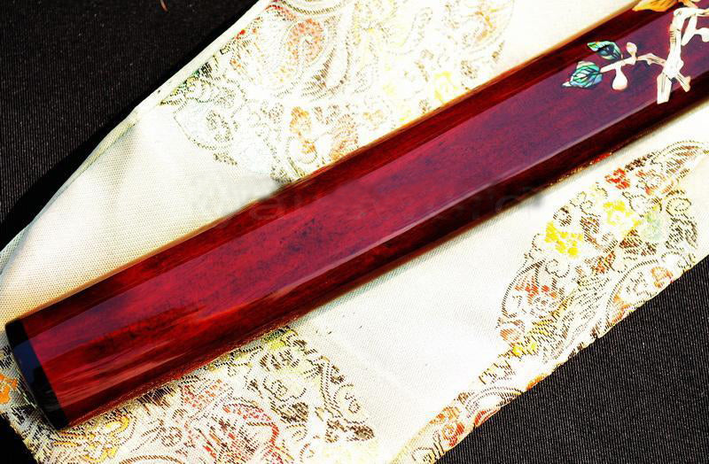 Japanese Samurai Sword Katana Clay Tempered Full Tang Carved Saya - Masamune Swords-Samurai Katana Swords UK For Sale