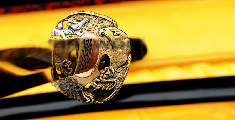 Folded Steel Clay Tempered Katana Samurai Sword Functional Sharpened - Masamune Swords-Samurai Katana Swords UK For Sale