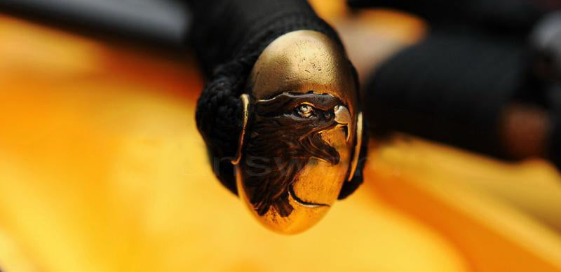 Folded Steel Clay Tempered Katana Samurai Sword Functional Sharpened - Masamune Swords-Samurai Katana Swords UK For Sale