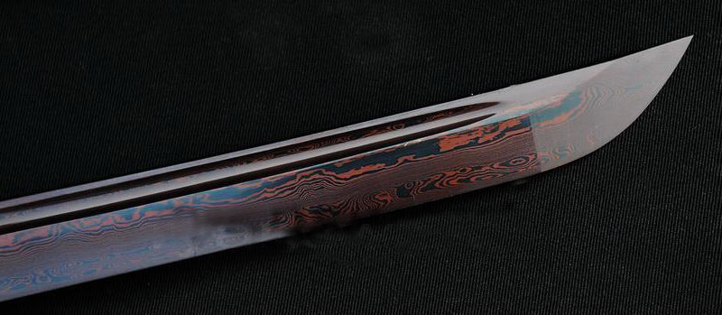 Handmade Japanese Samurai Katana Sword Razor Sharp Red Folded Steel Blade - Masamune Swords-Samurai Katana Swords UK For Sale