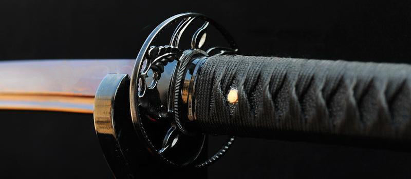 Handmade Japanese Samurai Katana Sword Razor Sharp Red Folded Steel Blade - Masamune Swords-Samurai Katana Swords UK For Sale