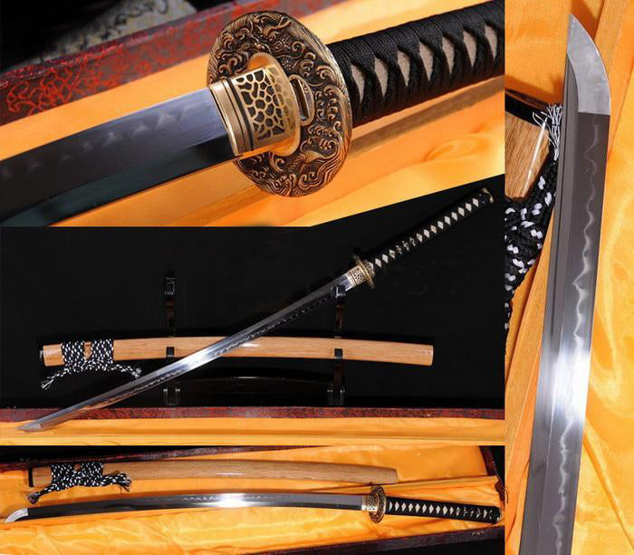 Handmade Japanese Samurai Sword Katana Functional Battle Ready Sahrpened - Masamune Swords-Samurai Katana Swords UK For Sale