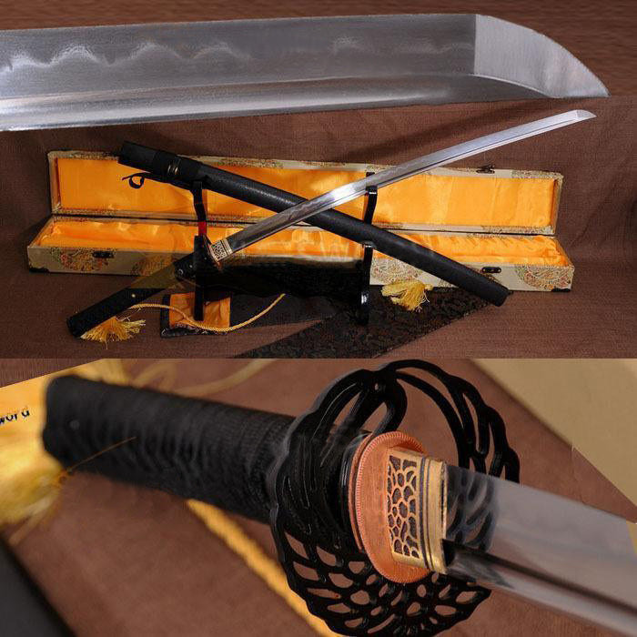 Handmade Japanese Samurai Battle Ready Sword Folded Clay Tempered Blade Katana - Masamune Swords-Samurai Katana Swords UK For Sale