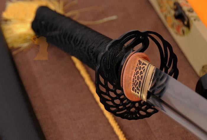 Handmade Japanese Samurai Battle Ready Sword Folded Clay Tempered Blade Katana - Masamune Swords-Samurai Katana Swords UK For Sale