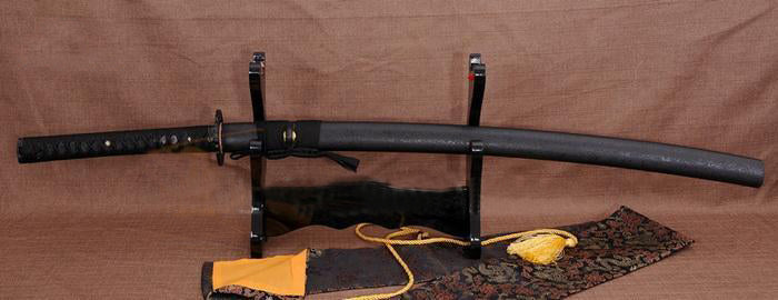 Handmade Japanese Samurai Battle Ready Sword Folded Clay Tempered Blade Katana - Masamune Swords-Samurai Katana Swords UK For Sale