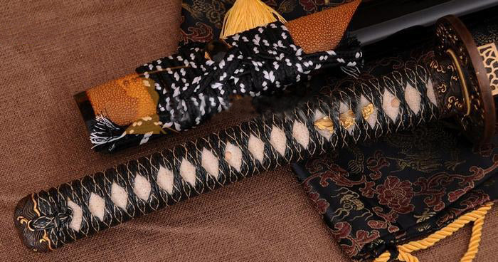 Authentic Clay Tempered Folded Steel Katana Japanese Samurai Sword - Masamune Swords-Samurai Katana Swords UK For Sale