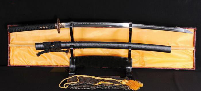 40.6"clay Tempered Folded Steel Japanese Unokubi-zukuri Sword - Masamune Swords-Samurai Katana Swords UK For Sale