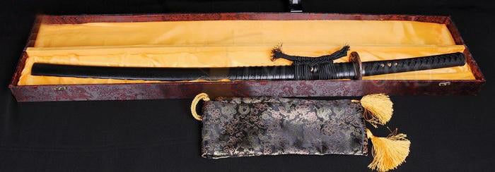 40.6"clay Tempered Folded Steel Japanese Unokubi-zukuri Sword - Masamune Swords-Samurai Katana Swords UK For Sale