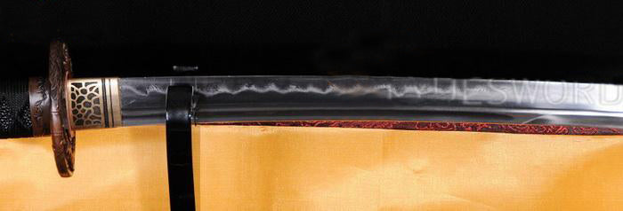 40.6"clay Tempered Folded Steel Japanese Unokubi-zukuri Sword - Masamune Swords-Samurai Katana Swords UK For Sale