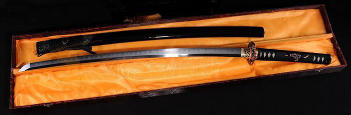 TOP QUALITY JAPANESE SAMURAI SWORD CLAY TEMPERED ABRASIVE FOLDED BLADE KATANA - Masamune Swords-Samurai Katana Swords UK For Sale