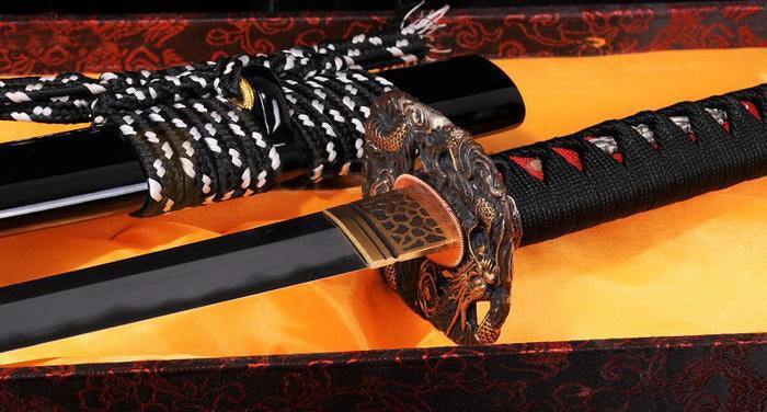 Top Quality Japanese Samurai Sword Katana Razor Sharp Clay Tempered Abrasive Blade - Masamune Swords-Samurai Katana Swords UK For Sale