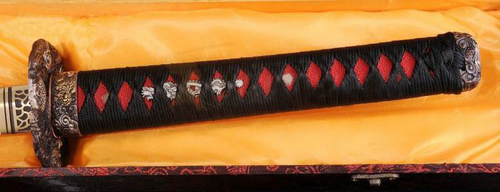 Top Quality Japanese Samurai Sword Katana Razor Sharp Clay Tempered Abrasive Blade - Masamune Swords-Samurai Katana Swords UK For Sale