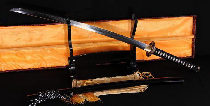Authentic Japanese Samuria Sword Clay Tempered Katana Razor Sharp - Masamune Swords-Samurai Katana Swords UK For Sale