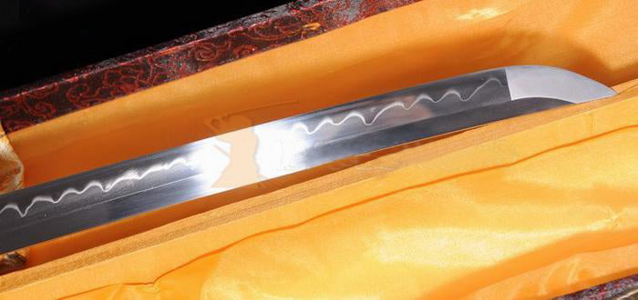 Authentic Japanese Samuria Sword Clay Tempered Katana Razor Sharp - Masamune Swords-Samurai Katana Swords UK For Sale