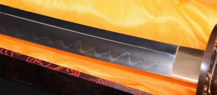 Authentic Japanese Samuria Sword Clay Tempered Katana Razor Sharp - Masamune Swords-Samurai Katana Swords UK For Sale