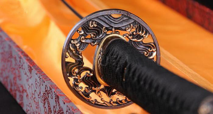 Authentic Japanese Samuria Sword Clay Tempered Katana Razor Sharp - Masamune Swords-Samurai Katana Swords UK For Sale
