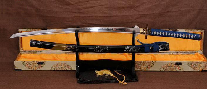 Clay Tempered Japanese Samurai Sword Katana Battle Ready Sharp - Masamune Swords-Samurai Katana Swords UK For Sale