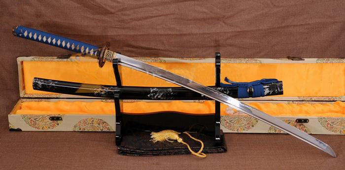 Clay Tempered Japanese Samurai Sword Katana Battle Ready Sharp - Masamune Swords-Samurai Katana Swords UK For Sale