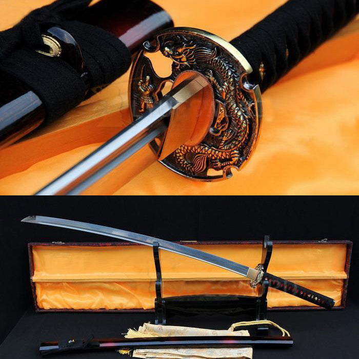 Handmade Razor Sharp Folded Steel Full Tang Blade Japanese Samurai Katana Sword - Masamune Swords-Samurai Katana Swords UK For Sale