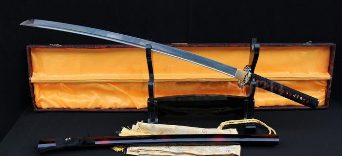 Handmade Razor Sharp Folded Steel Full Tang Blade Japanese Samurai Katana Sword - Masamune Swords-Samurai Katana Swords UK For Sale