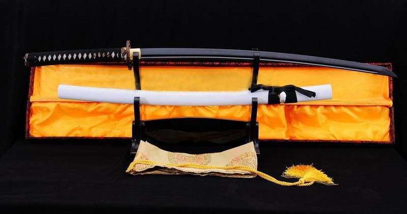 Authentic Black Steel Japanese Samurai Katana Swords - Masamune Swords-Samurai Katana Swords UK For Sale