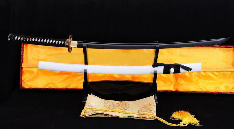 Authentic Black Steel Japanese Samurai Katana Swords - Masamune Swords-Samurai Katana Swords UK For Sale
