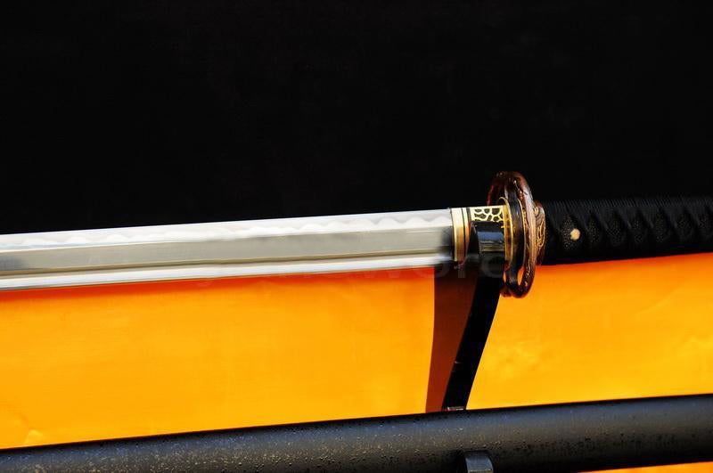 Japanese Samurai Ninja Sword Full Tang Folded Steel Sanmai Blade Sharp - Masamune Swords-Samurai Katana Swords UK For Sale
