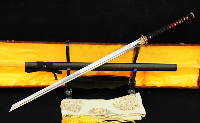Japanese Samurai Ninja Sword Full Tang Folded Steel Sanmai Blade Sharp - Masamune Swords-Samurai Katana Swords UK For Sale