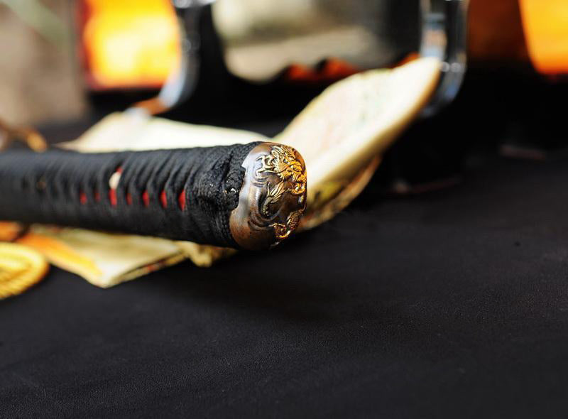 Japanese Samurai Ninja Sword Full Tang Folded Steel Sanmai Blade Sharp - Masamune Swords-Samurai Katana Swords UK For Sale