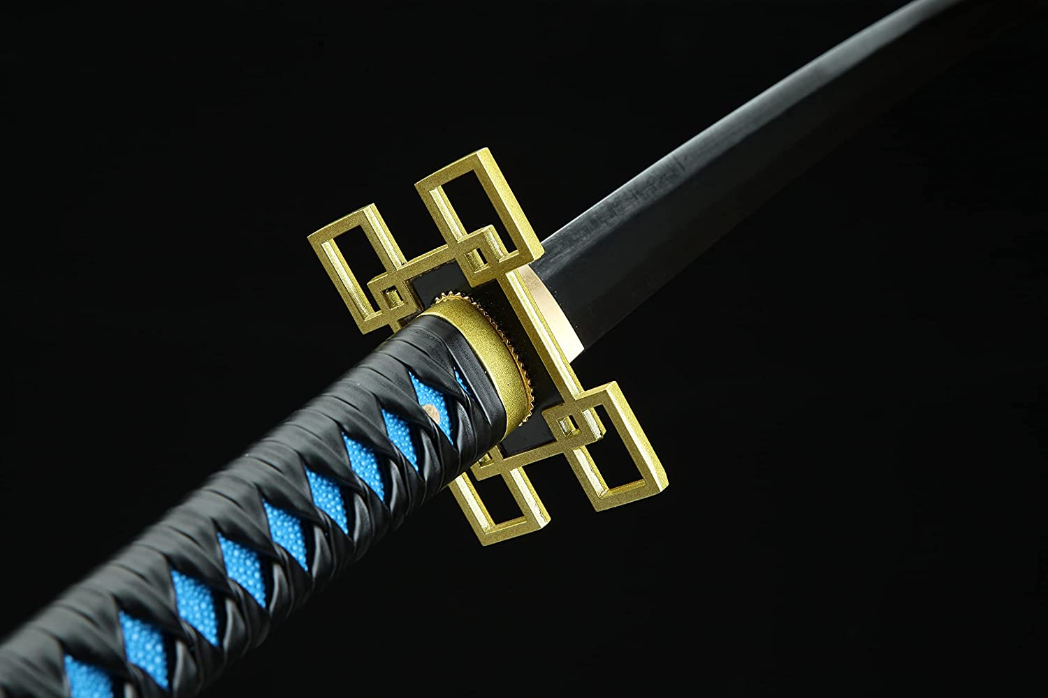Handmade Demon Slayer Sword Rengoku Tanjirou Real Metal Full Tang Cosplay Replica