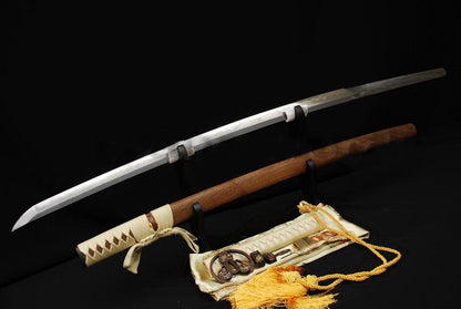 Clay Tempered+abrasive Japanese Samurai Sword Katana Full Tang Balde Sharp - Masamune Swords-Samurai Katana Swords UK For Sale