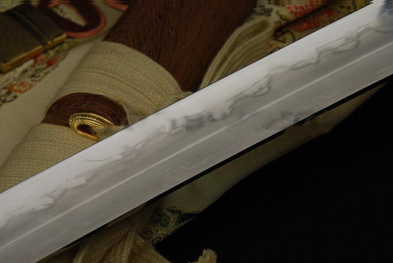 Clay Tempered+abrasive Japanese Samurai Sword Katana Full Tang Balde Sharp - Masamune Swords-Samurai Katana Swords UK For Sale