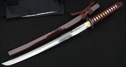 Hand Forged Blade Japanese Sword Samurai Katana Shark Skin Saya - Masamune Swords-Samurai Katana Swords UK For Sale