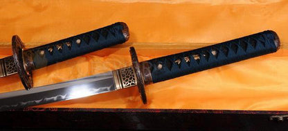 Authentic Clay Tempered Blade Japanese Samurai Sword (Wakizashi) - Masamune Swords-Samurai Katana Swords UK For Sale