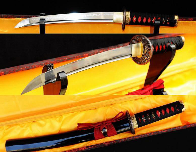 Handmade Clay Tempered Japanese Samurai Tanto Sword - Masamune Swords-Samurai Katana Swords UK For Sale