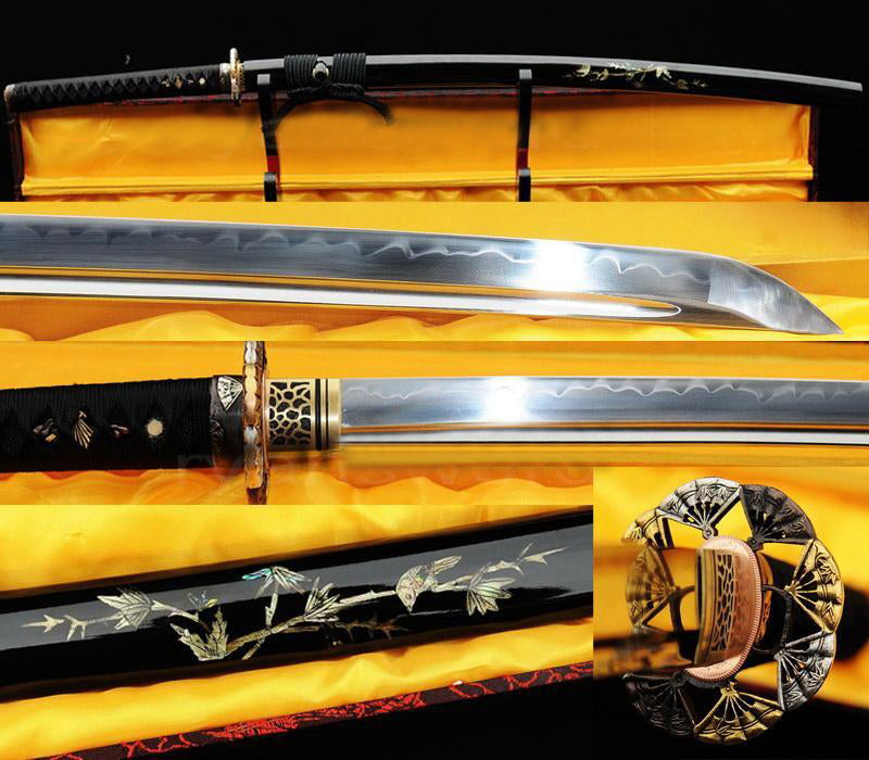 Full Tang Japanese Samurai Sword Razor Sharp Clay Tempered Blade - Masamune Swords-Samurai Katana Swords UK For Sale