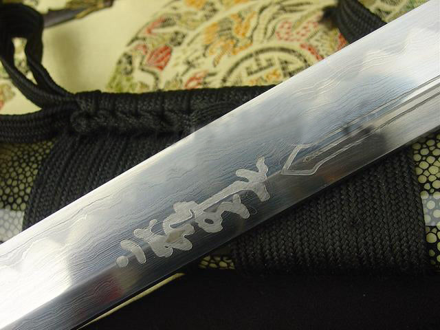 Japanese Samurai Sanmai Dragon Carved Blade&amp;shark Skin Saya Sword Katana - Masamune Swords-Samurai Katana Swords UK For Sale