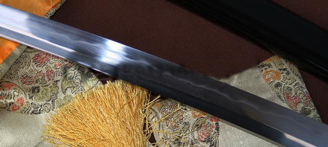 Razor Sharp Japanese Samuria Clay Tempered Fulltang Folded Steel Wakizashi Sword - Masamune Swords-Samurai Katana Swords UK For Sale