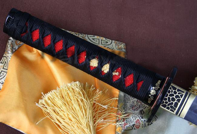 Razor Sharp Japanese Samuria Clay Tempered Fulltang Folded Steel Wakizashi Sword - Masamune Swords-Samurai Katana Swords UK For Sale