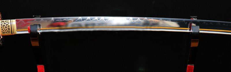 Japanese Samurai Full Tang Katana High Carbon Clay Tempered Handmade Tsuba - Masamune Swords-Samurai Katana Swords UK For Sale