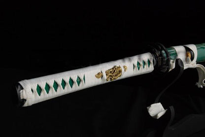 Hand Forged Blade Japanese Sword Samurai Katana Shark Skin Saya - Masamune Swords-Samurai Katana Swords UK For Sale