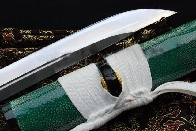 Hand Forged Blade Japanese Sword Samurai Katana Shark Skin Saya - Masamune Swords-Samurai Katana Swords UK For Sale